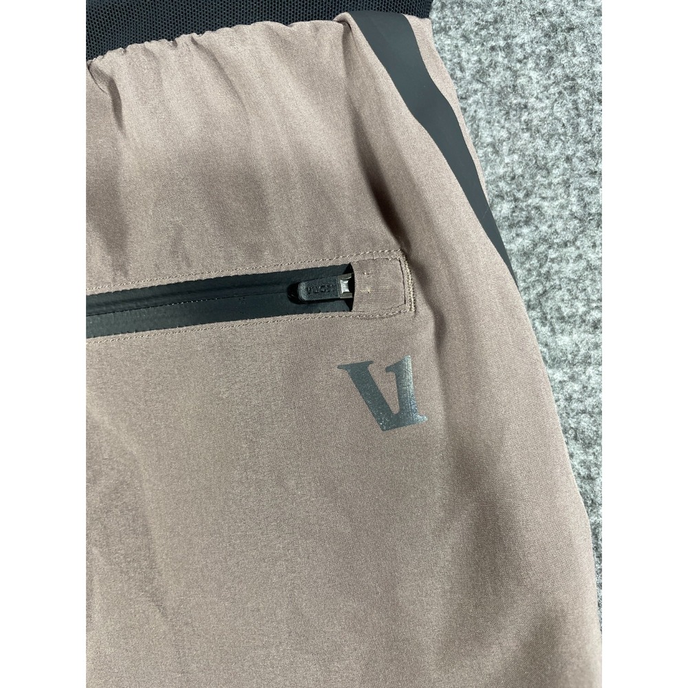Vuori Domain Performance Shorts Mens Small Lined Lightweight Fossil Brown - Picture 8 of 11